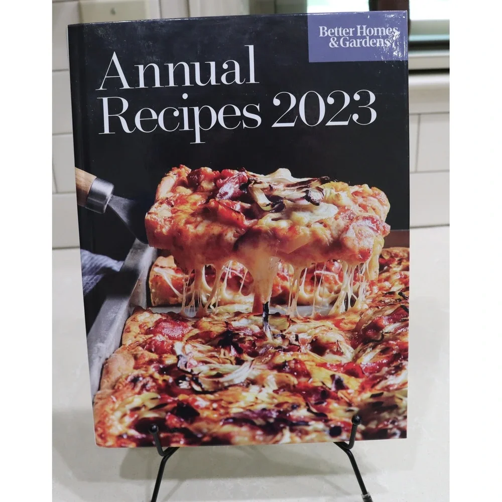 Better Homes and Gardens Annual Recipes 2023 Hardcover Cookbook 200+ Recipes